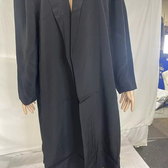 NEW EILEEN FISHER Womens Washable Flex Ponte Notch Collar Blazer Size 1X Black - Picture 9 of 12